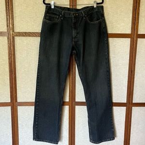 Wrangler Premium Denim Dark Wash Relax Straight Jeans - 36x32
